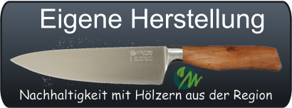 Eigene Herstellung Nachhaltigkeit mit Hölzern aus der Region