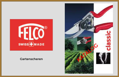 Gartenscheren KATALOG